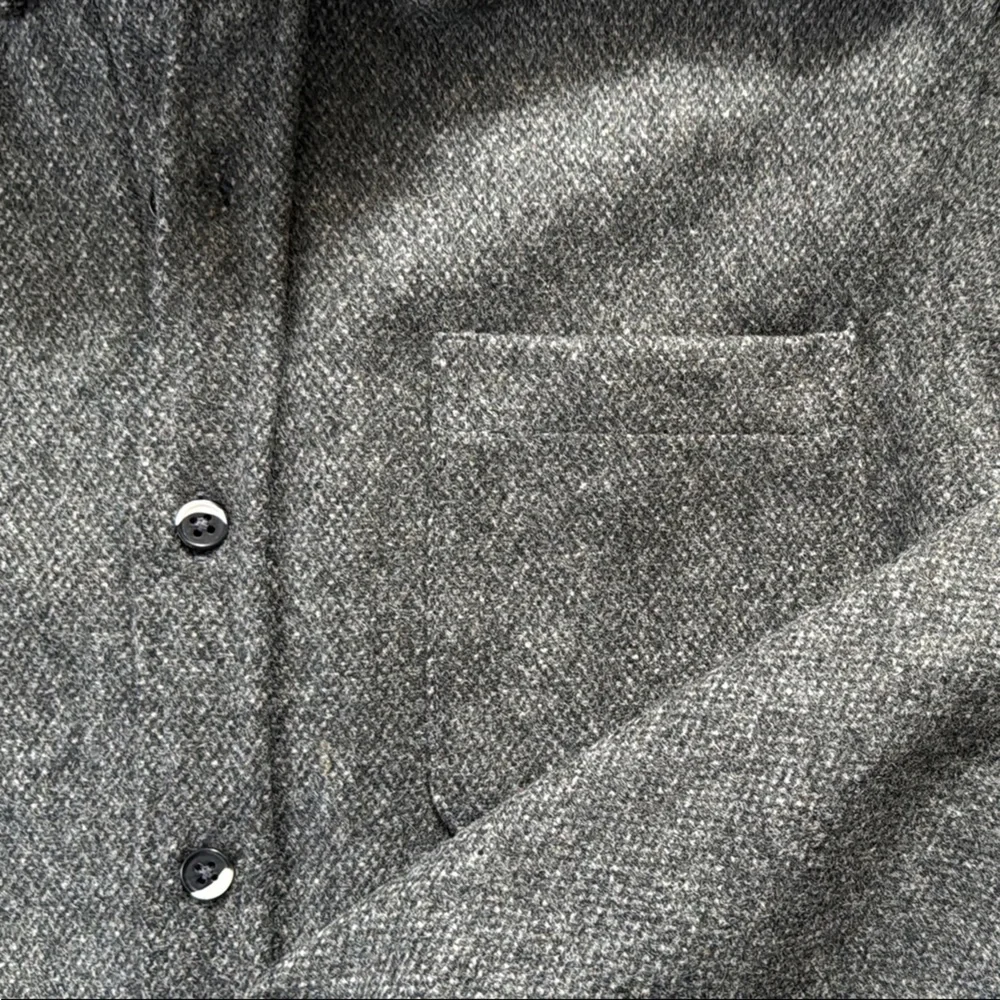 17oz Modern Melton Wool Shirt - Picture 3 of 8